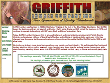 Tablet Screenshot of griffithlumber.net